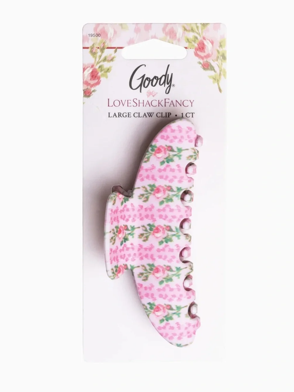 🧁 Goody X Love Shack Fancy Large Claw Clip - 1ct - Blooming Heirloom 🤍🎯